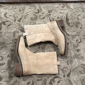 Tan Suede Ankle Boots